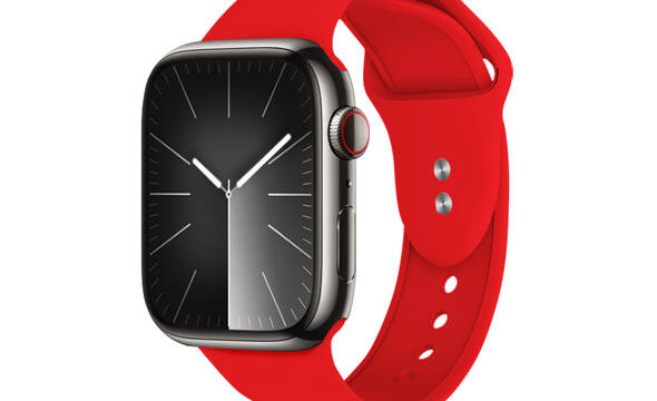 Crong Liquid - Pasek do Apple Watch 38/40/41/42 mm (czerwony) - zdjęcie 1