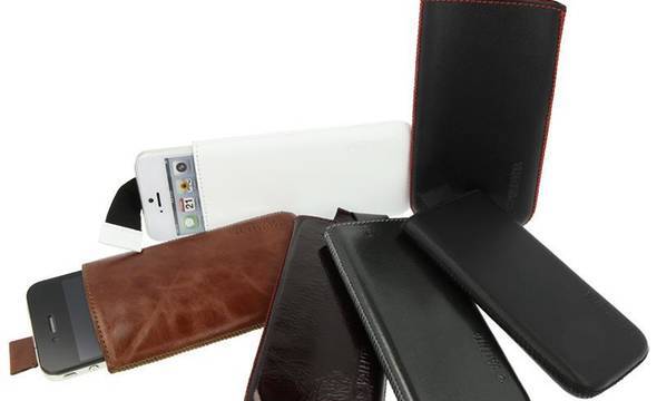 Valenta Pocket Classic - Skórzane etui wsuwka Samsung Galaxy S5, Sony Xperia Z i inne (brązowy) - zdjęcie 9