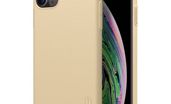 Nillkin Super Frosted Shield - Etui Apple iPhone 11 Pro Max (Golden) - zdjęcie 1