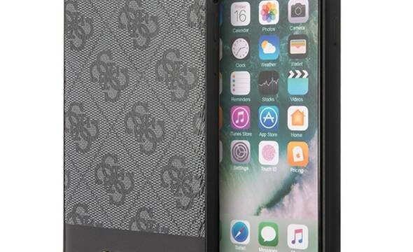 Guess 4G Bottom Stripe Collection - Etui iPhone SE 2020 / 8 / 7 (szary) - zdjęcie 1