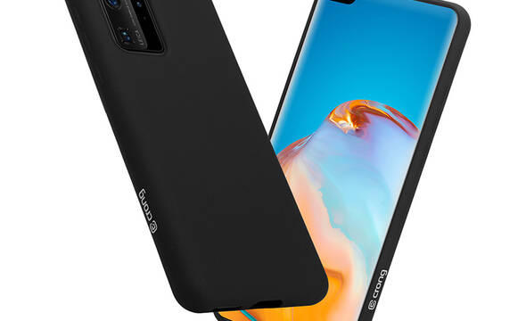 Crong Color Cover - Etui Huawei P40 Pro (czarny) - zdjęcie 1