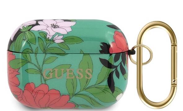 Guess Flower Collection N1 - Etui Airpods Pro (Green) - zdjęcie 1