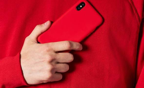 PURO ICON Cover - Etui Samsung Galaxy S10 (czerwony) Limited edition - zdjęcie 4