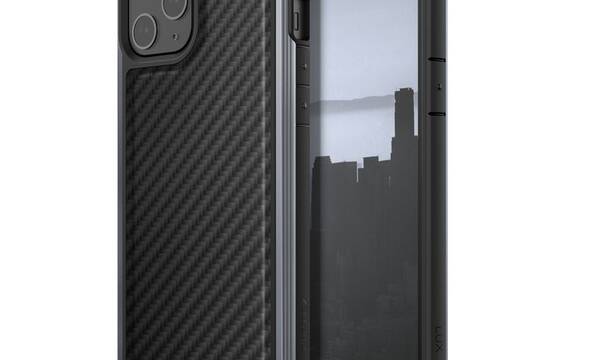 X-Doria Raptic Lux - Etui aluminiowe iPhone 12 Pro Max (Drop test 3m) (Black Carbon Fiber) - zdjęcie 1
