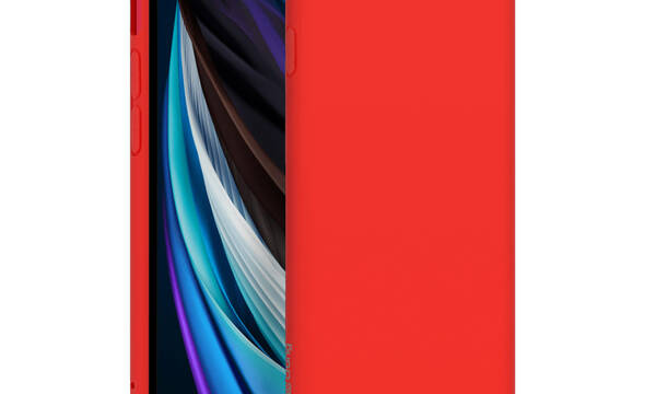 Crong Color Cover - Etui iPhone SE (2022/2020) / 8 / 7 (czerwony) - zdjęcie 1