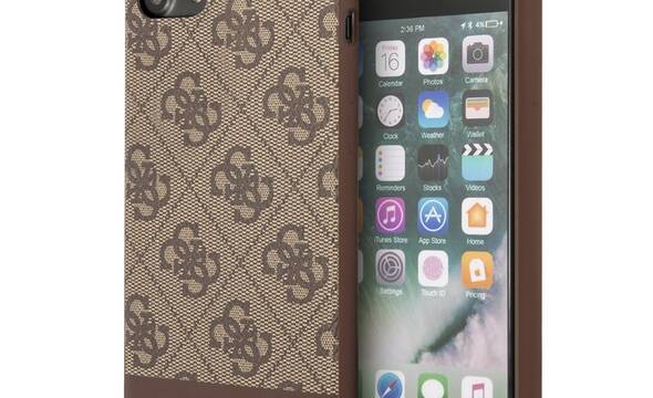 Guess 4G Bottom Stripe Collection - Etui iPhone SE 2020 / 8 / 7 (br - zdjęcie 1