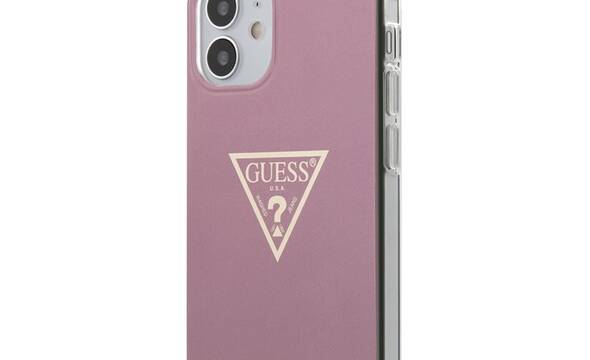 Guess Metallic Triange - Etui iPhone 12 Mini (r - zdjęcie 1