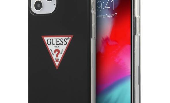 Guess Triangle Logo - Etui iPhone 12 Pro Max (czarny) - zdjęcie 1