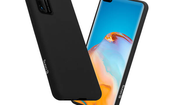 Crong Color Cover - Etui Huawei P40 (czarny) - zdjęcie 1