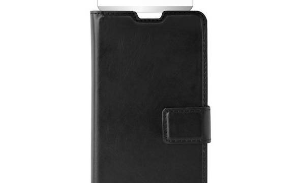 PURO Booklet Wallet Case - Etui Samsung Galaxy S10+ z kieszeniami na karty + stand up (czarny) - zdjęcie 5