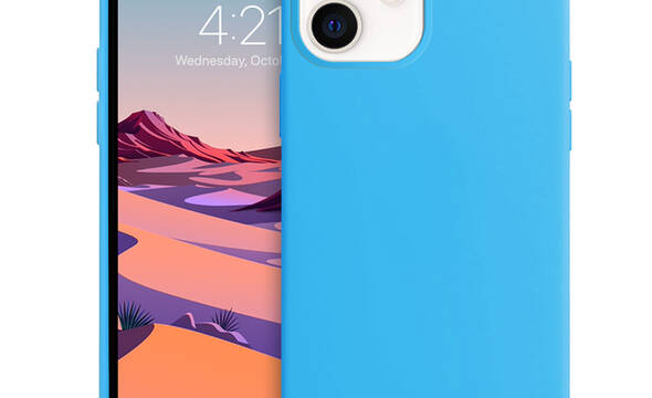 Crong Color Cover - Etui iPhone 12 Mini (niebieski) - zdjęcie 1