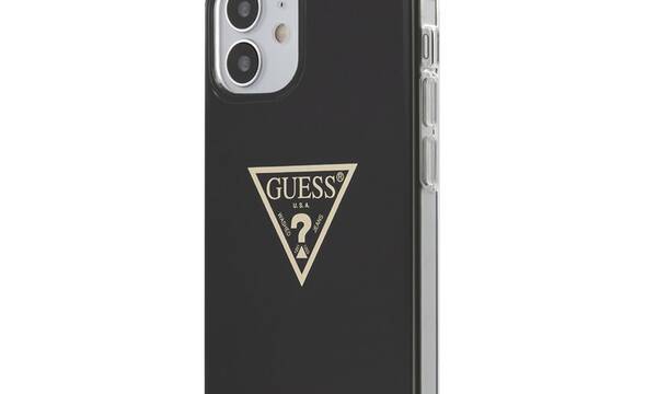 Guess Metallic Triange - Etui iPhone 12 Mini (czarny) - zdjęcie 1
