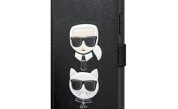 Karl Lagerfeld Booktype Saffiano Karl & Choupette Heads  - zdjęcie 1
