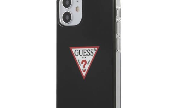 Guess Triangle Logo - Etui iPhone 12 Mini (czarny) - zdjęcie 1