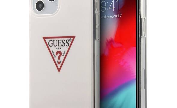 Guess Triangle Logo - Etui iPhone 12 Pro Max (bia - zdjęcie 1