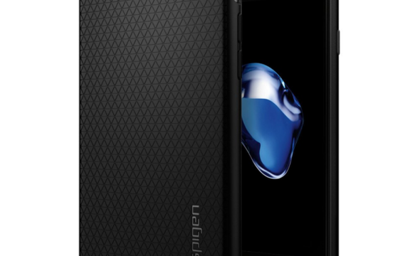 Spigen Liquid Air - Etui do iPhone SE 2022 / SE 2020 / 8 / 7 (Czarny) - zdjęcie 1
