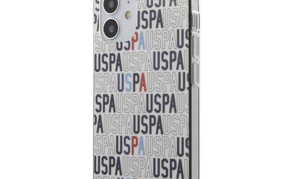US Polo Assn Logo Mania - Etui iPhone 12 / iPhone 12 Pro (bia - zdjęcie 1