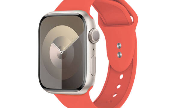 Crong Liquid - Pasek do Apple Watch 38/40/41/42 mm (koralowy) - zdjęcie 1