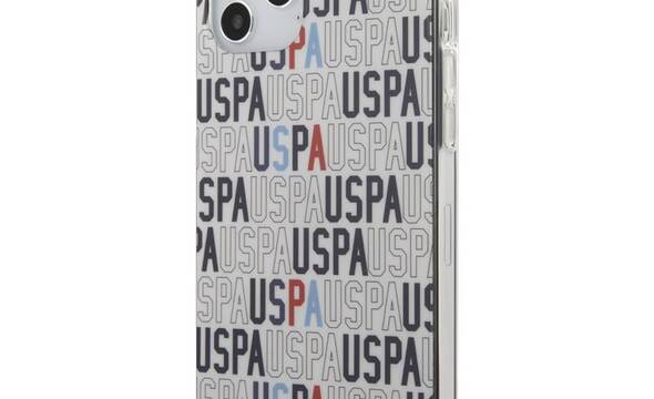 US Polo Assn Logo Mania - Etui iPhone 12 Pro Max (bia - zdjęcie 1