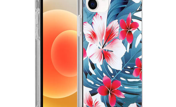 Crong Flower Case - Etui iPhone 12 Mini (wz - zdjęcie 1