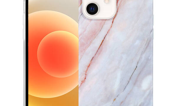 Crong Marble Case - Etui iPhone 12 Mini (r - zdjęcie 1