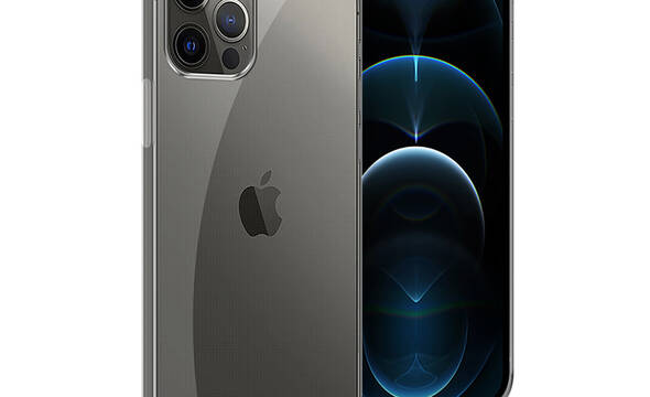 Crong Crystal Slim Cover - Etui iPhone 12 Pro Max (przezroczysty) - zdjęcie 1