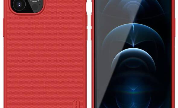 Nillkin Super Frosted Shield Pro - Etui Apple iPhone 12 Pro Max (Red) - zdjęcie 1