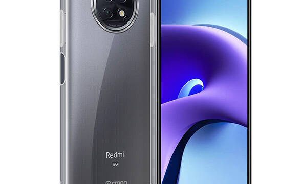 Crong Crystal Slim Cover - Etui Xiaomi Redmi Note 9T (przezroczysty) - zdjęcie 1