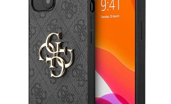 Guess 4G Big Metal Logo - Etui iPhone 13 (szary) - zdjęcie 1