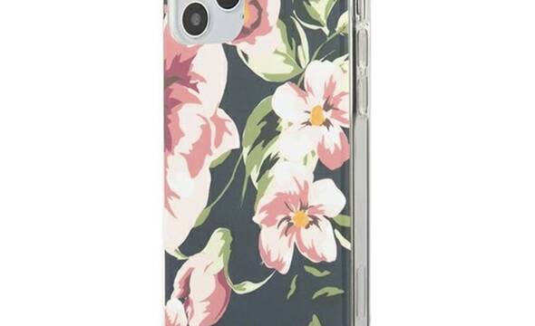 Guess Flower Shiny Collection N3 - Etui iPhone 12 Pro Max (Navy) - zdjęcie 1
