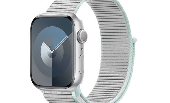 Crong Nylon - Pasek sportowy do Apple Watch 38/40/41/42 mm (Pastel Grey) - zdjęcie 1