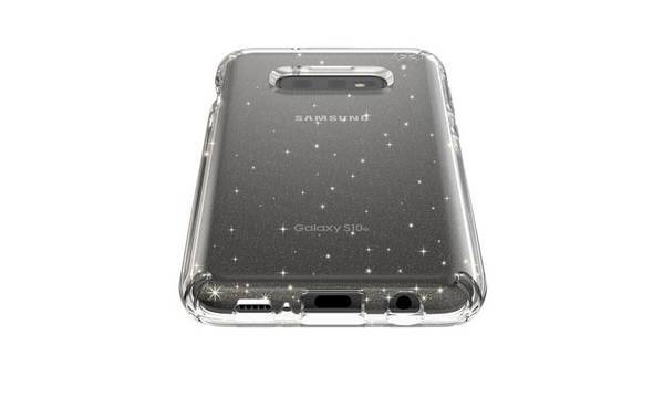 Speck Presidio Clear with Glitter - Etui Samsung Galaxy S10e (Gold Glitter/Clear) - zdjęcie 3