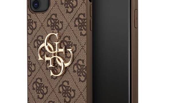 Guess 4G Big Metal Logo - Etui iPhone 11 (br - zdjęcie 1