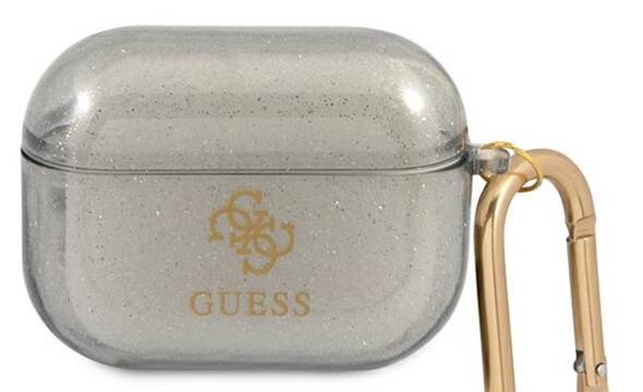 Guess Colored Glitter - Etui Airpods Pro (czarny) - zdjęcie 1