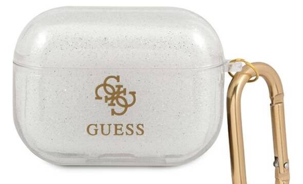 Guess Colored Glitter - Etui Airpods Pro (przezroczysty) - zdjęcie 1