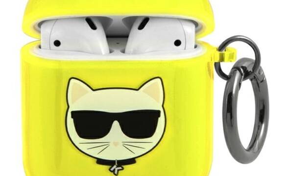 Karl Lagerfeld Choupette Head - Etui Airpods (fluo  - zdjęcie 1