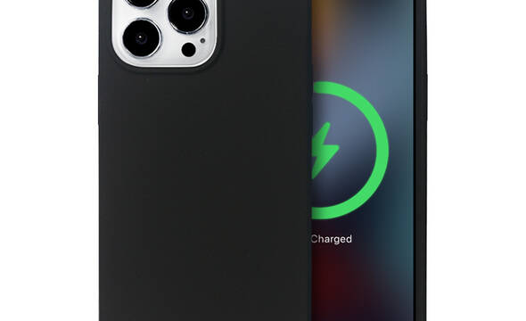 Crong Color Cover Magnetic - Etui iPhone 13 Pro Max MagSafe (czarny) - zdjęcie 1