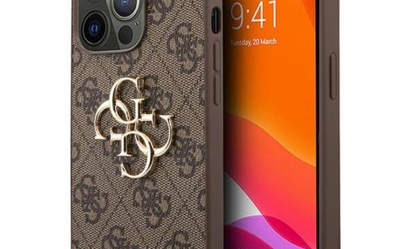 Guess 4G Big Metal Logo - Etui iPhone 13 Pro Max (br - zdjęcie 1