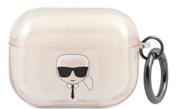 Karl Lagerfeld Karl Head Glitter - Etui Airpods Pro (z - zdjęcie 1