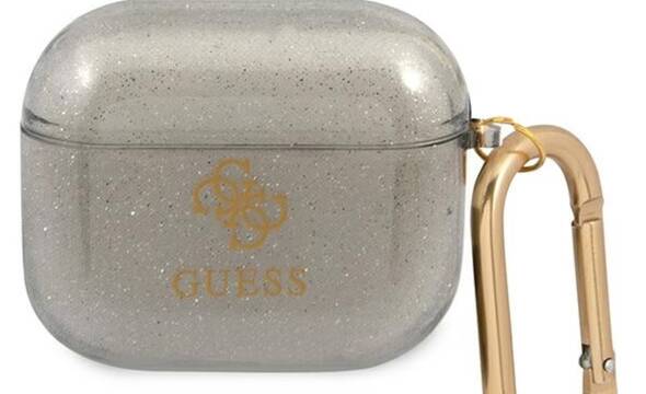 Guess 4G Glitter - Etui Airpods 3 (czarny) - zdjęcie 1