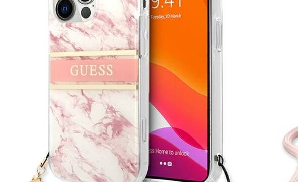 Guess Marble Strap - Etui iPhone 13 Pro Max (r - zdjęcie 1