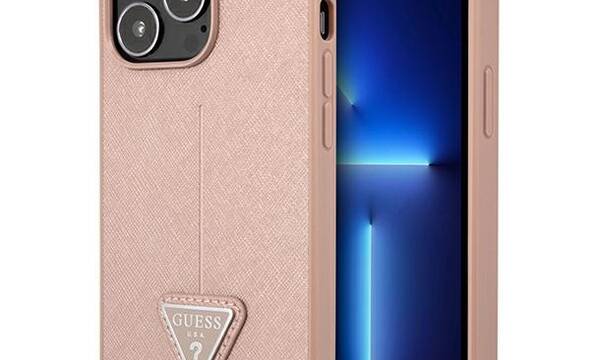 Guess Saffiano Triangle Logo Case  - zdjęcie 1