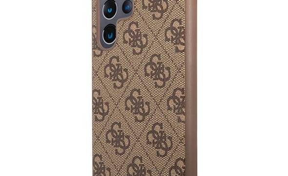 Guess 4G Metal Gold Logo - Etui Samsung Galaxy S22 Ultra (bršzowy) - zdjęcie 1