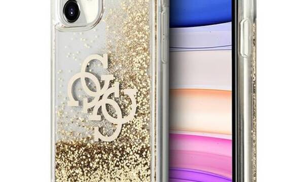 Guess Liquid Glitter 4G Big Logo - Etui iPhone 11 (z - zdjęcie 1