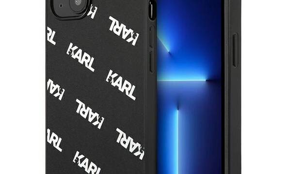 Karl Lagerfeld Allover - Etui iPhone 13 Mini (czarny) - zdjęcie 1