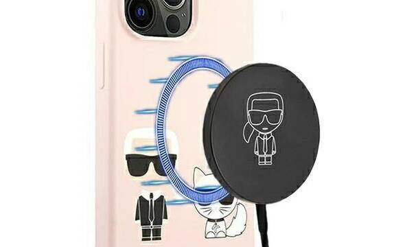 Karl Lagerfeld Slilicone Karl & Choupette Magsafe - Etui iPhone 13 Pro (r - zdjęcie 1