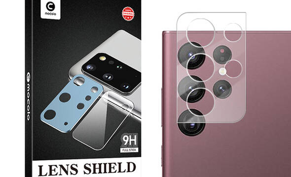 Mocolo Silk Camera Lens Glass - Szkło ochronne na obiektyw aparatu Samsung Galaxy S22 Ultra - zdjęcie 1