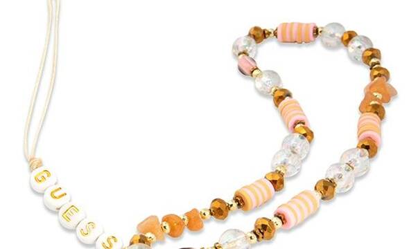 Guess Phone Strap Beads Bohemia - Zawieszka do telefonu 25 cm (Brown) - zdjęcie 1