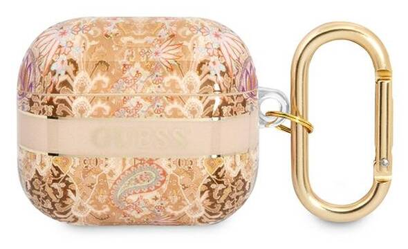 Guess Paisley Strap - Etui Etui Airpods 3 (Gold) - zdjęcie 1