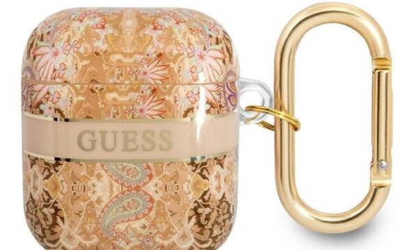 Guess Paisley - Etui Etui Airpods 1/2 gen (Gold) - zdjęcie 1